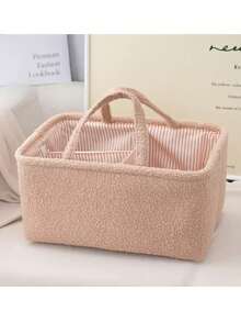 1 Stück multifunktionale Windel Aufbewahrungsbox, Stoffkorb mit großer Kapazität für Windeln, Feuchttücher und andere Babyartikel