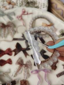 Pegatina con diseño de lazo, pegatina decorativa de uso múltiple y creativa para decorar cuentas de mano, de vuelta a la escuela