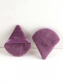 24个/15个/8个/5个三角形化妆海绵，柔软粉扑，适用于散粉、定妆粉、身体粉，化妆海绵套装，美妆工具 - 紫羅蘭色 - 查看 7