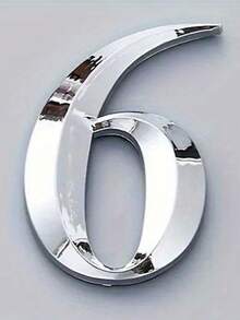 Golden 3D Floating Self-Adhesive House Number Stickers 0-9 – Rustproof Resin Mailbox Numbers For Home, Office, And Hotel Rooms – Easy Door Installation, No Wiring Needed - Silver - View 16