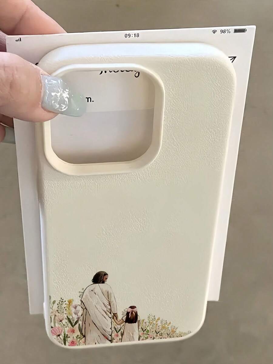 1 chiếc ốp lưng điện thoại TPU chống sốc, họa tiết hoa văn thần thoại tôn giáo màu trắng, bao phủ toàn diện, tương thích với Apple 16, 15, 14, 13, 12, 11 Pro Max và các dòng sản phẩm khác, quà tặng lễ Phục Sinh, phiên bản quốc tế, không phải phiên bản nội địa. - Nhiều màu - Xem 1