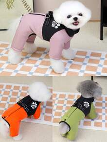 Haustierkleidung Hundemantel mit Thermofutter Haustierbekleidung Jumpsuit Haustierbedarf