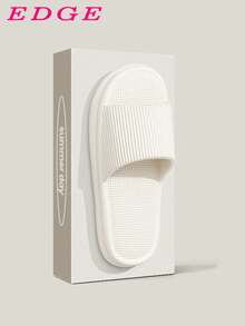 Dép EVA unisex - Dép đi trong nhà đế mềm, thích hợp cho nhà, phòng tắm, bãi biển, kiểu dáng tối giản thời trang, thiết kế phổ biến, sản phẩm cổ điển, nhiều màu sắc để lựa chọn, dép dễ thương [Cao cấp mới], nhẹ và không gây mỏi, thích hợp cho mọi mùa. - trắng - Xem 16