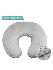 1 件婴儿 U 型哺乳枕套，多功能坐枕套，超柔软喂奶枕套，拉链设计，可拆卸 - 彩色 - 查看 5