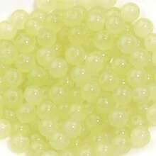 50 piezas de cuentas de vidrio de unicolor clásico de 6 mm para joyería hecha a mano DIY, adecuadas para pulseras, collares y uso diario - Cuentas de color sólido de 6 mm - Ver 23