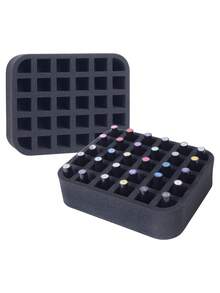 UOZL 30/40/42/60 Slots, With Foam Pad, Removable Bottom Divider, Can Hold 30/40/42/60 Bottles Of 15ml (0.5oz) Nail Polish Or Essential Oils (Excluding Bottom) - Multicolor - View 17