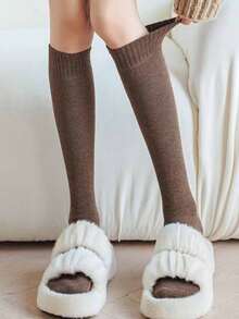 加厚女士长袜 时尚百搭 适合秋冬季 保暖柔软舒适 休闲秋冬袜 圣诞礼物