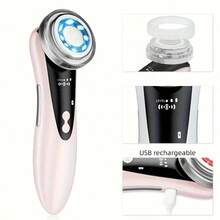 Masajeador facial multifuncional de cuidado de la piel y belleza Dispositivo eléctrico de masaje facial para limpiar, rejuvenecer, levantar y tensar la piel del rostro - Multicolor - Ver 4