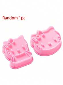 Sanrio 2 件/1 套水果饼干模具 - 可爱猫形饼干印章工具，适合生日礼物和厨房乐趣，非常适合婚礼/毕业典礼/母亲节派对、家庭烘焙 DIY 压制工具、水果和蔬菜塑形器、圣诞礼物，适合节日派对家庭厨房餐厅使用