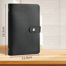 New Banknote Storage Book. Made Of PU Material, Can Accommodate 100 Banknotes Storage Book, With Banknote Photo, Stamp, And Bank Card Storage Book 1 Pc A6 Super Large Capacity Cash Storage Book. Includes 50 Best Gifts, Suitable For Various Festivals