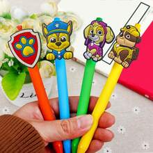 Caneta Esferográfica Fofa da Patrulha Canina, 0,5 mm, Caneta de Carbono Preta à Base de Água, Caneta Neutra com Múltiplos Formatos Criativos. Pacote de Presentes de Papelaria Universitária para o Início do Ano Letivo. Uma Caneta de Assinatura de Escritório Interessante. Material Escolar, Volta às Aulas