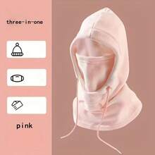 冬季防风滑雪面罩和颈部保暖帽 - 双层加厚隔热，可调节非弹性设计，轻便保暖，适合骑行、滑雪和户外运动 - 透气寒冷天气面罩和头饰，很棒的圣诞礼物 - 彩色 - 查看 6