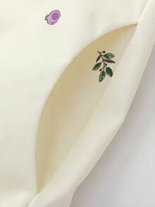 Balabala Young Girl Jacket Hooded 2025 Fall New Windproof Water-Resistant - White Purple - View 6