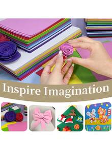 10pcs 2mm Thick, 20x30cm Colorful Sponge Paper Foam Paper With Glitter Plastic Paper, Assorted Colors, Suitable For Art And Craft School Projects, Scrapbooking, DIY Role Play, EVA Foam Paper Set For Handmade And DIY Arts - Multicolor - View 4