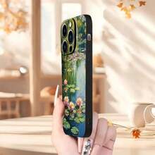Funda para, diseño de Claude Monet, a prueba de golpes y protección de lente, compatible con 11/12/13/14/15/16 Pro/Plus - Colores mixtos - Ver 9