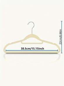 1pc/10pcs/20pcs White, Pink, Black, Gray Plush Clothes Hangers For Home Use, No Trace, Anti-Shoulder Corner, Anti-Slip, Can't Lift Bags, Clothes Drying Support, Organizer, Dry And Wet Dual-Use (Slight Color Difference Defects Do Not Affect Use)