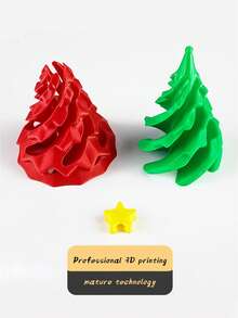 Đồ chơi giải nén cây thông Noel in 3D Đồ chơi xoắn ốc ba chiều Dụng cụ thư giãn đầu ngón tay hai màu Đồ trang trí ngày lễ, Quà tặng cho trẻ em - Nhiều màu - Xem 6