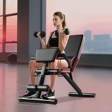 Multifunctional Adjustable Workout Bench, 352LBS Capacity Folding Weight Bench For Dumbbell Press, Sit-Ups, 7-Level Backrest, Home Gym Strength Training Equipment - Black - View 7