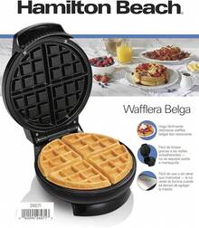 áquina de gofres eléctrica modelo belga, niña, negra - Negro - Ver 5