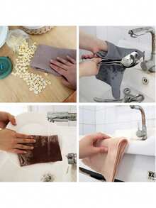 4pcs Waffle Dishcloths And Towels, Super Absorbent Kitchen Cleaning Cloths For Drying Dishes And Chores, Home Cleaning, Kitchen Cleaning, Party Cleaning