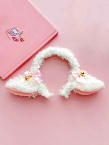 1 Pieza Diadema de Peluche de León - Una correa para orejas de animal de piel artificial suave, adecuada para fiestas de disfraces y eventos temáticos. Diadema de fiesta con forro negro, con un diseño interesante y un forro cómodo, es la opción perfecta para diversos regalos festivos y un regalo perfecto para amigos o parejas.