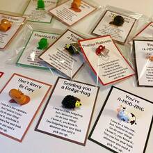 5 套 25 张支持性鼓励口袋拥抱卡，表达关怀和正能量，适合送给朋友、家人和同事、母亲节、生日派对、婚礼、感恩节、万圣节、圣诞节、新年礼物 - 彩色 - 查看 8