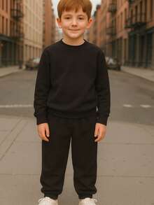 Tween Boys Bodysuit & Jumpsuit - Black - View 3