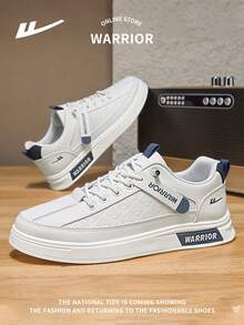 WARRIOR 1 Paar Herren Lässig Schnürsneaker, vielseitig bequeme leichte Sportschuhe, ganzjährig neuer Stil Freizeitschuhe mit niedrigem Schaft