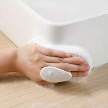 Flexibler & biegsamer Haushaltsschwamm-Reinigungsbürste, für Spülen & Badewannen, austauschbarer Schwammkopf. Ohne Strom, ergonomischer Griff, kompakter Reiniger, stabiles Material, manueller Reiniger, eine tolle Hilfe für beschäftigte Hausfrauen