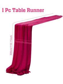 1/5 tấm vải voan mỏng màu đỏ hồng, vải rèm tự may, đa năng dùng trang trí bàn ăn tiệc cưới, sinh nhật, lễ cưới lãng mạn, khăn trải bàn, trang trí tiệc cưới ngoài trời, trang trí tiệc cô dâu. - Màu Hồng Tươi - Xem 14