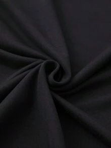 Camiseta Casual De Manga Corta Y Cuello Redondo, 100% Pura, Lavable En Máquina, Estilo Vintage, Adecuada Para Verano Y Primavera, Cómoda Y Amigable Con La Piel. - Oscuro - Ver 4