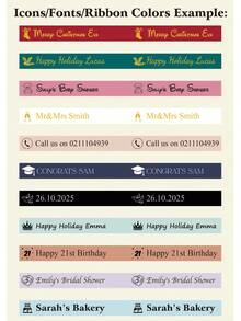 Ruy băng chữ tùy chỉnh 1-10 mét, ruy băng satin cá nhân hóa rộng 2.5cm, chữ vàng, ruy băng lụa màu sắc cho đồ thủ công DIY, làm nơ, trang trí đám cưới, gói quà và trang trí tiệc, gói quà sinh nhật, gói quà cưới, gói quà kỷ niệm, gói bánh, ruy băng tùy chỉnh, ruy băng thương hiệu doanh nghiệp, trang trí tiệc. - Nhiều màu - Xem 10