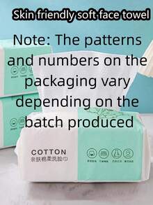 300pcs/10packs Disposable Facial Tissues, Thick, Soft, Suitable For Skin Care, Face Washing And Makeup Removal, Soft And Non-Shedding