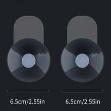 1 对 2.56 英寸/3.94 英寸圆形花形硅胶透明丰胸胶带，增强乳沟的隐形硅胶乳贴，时尚新娘隐形胸罩，适合所有肤色