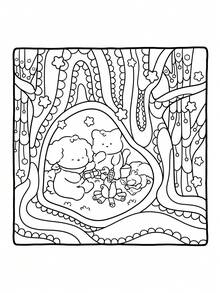1 Set Pattern World: Coco Coloring Book For Adults And Teens, Featuring Cute And Heartwarming Daily Activities To Help You Relax (Cozy Space Coloring), Wyo Coloring Book Gift Toys Suitable For Boys, Girls, Teens, Children's Toys And Learning Supplies, Teen Toys Coloring Books. Halloween. Christmas. Gifts. Back To School Drawing Kit - Multicolor - View 6