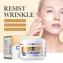 100g Collagen Anti-Wrinkle Cream, Moisturizing, Brightening, Nourishing, Firming Night Cream, Facial Moisturizer, Improves Skin Elasticity, Revitalizes Skin, Suitable For All Skin Types - Multicolor - View 6