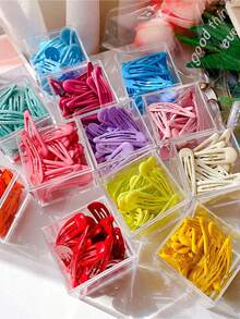 24 pezzi di fermagli per capelli di colori caramella misti casuali, stile moderno e carino alla moda kawaii, di piccole dimensioni, bellissimi fermagli per acconciature, fermagli per capelli multifunzionali e resistenti, adatti per uso quotidiano/abbinamento estivo, accessori per capelli essenziali per ragazze di scuola/università