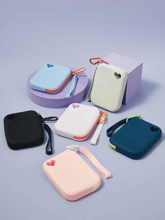 PETSIN 1pc Silicone Pet Treat Pouch, Portable Training Bag For Travel Dog Outing Dog Stuff