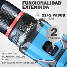 Kit Desatornillardor Electrico Taladro Inalámbrico