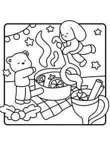 1pc Xmas Corner: Coco Coloring Book For Adults And Teens Featuring Cute Cozy Daily Activities For Relaxation (Cozy Spaces Coloring) Wyo Colouring Book Gifts Toys For Girls And Boys Teen Kids Toys And School Supplies Teen Toys Coloring Books.Halloween. Christmas.Gift.Back To School Painting Kit