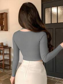 DUKEZA Women Tops - Grey - View 2