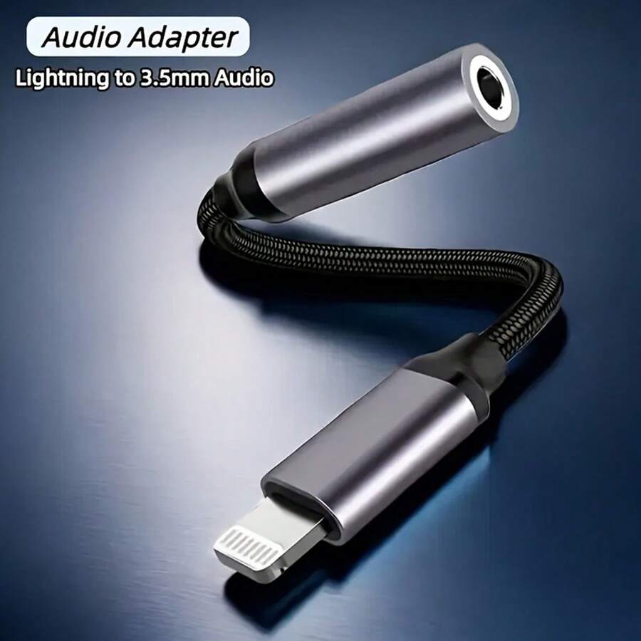 2-in-1 Audio Adapter Kabel, Typ C/Lightning zu 3,5 mm Kopfhörerbuchse Adapter kompatibel mit iPhone 16 Pro Max/16 Pro/16 Plus/16/15, Galaxy S24 S23, Redmi und anderen Smartphones