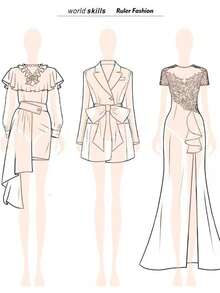 1pc Fashion Design Ruler, Body Template Ruler, Design Technique Tool - Clear - View 3