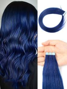 Mini Tape In Hair Extensions Human Hair Colored Invisible Tape In Human Hair Extensions Highlighted For Party Hair Accessories Human Hair Extensions Highlights Victoria Secret Wear And Go Glueless For Holiday Festival Halloween Christmas Essentials School Supplies Party Wedding,Daily ,For All People And Women Girl Bride