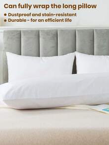 1个柔软枕套，长款枕套，标准尺寸枕套，信封式封口，抗皱，防褪色，防污，不含枕芯，尺寸20x54英寸，20x36英寸，适用于春夏装饰、房间装饰、学习用品 - 彩色 - 查看 7
