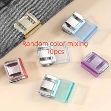 5/10pcs Invisible Pant Leg Shortening Clips, Prevent Pants Dragging, Sewingless Hidden Leg Closure Device, Anti-Pants Dragging Hem Clips