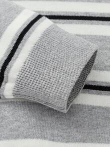 Balabala 2025 Spring/Autumn New Kids Knitted Sweater, Parent-Child Matching - Gray Tone - View 5