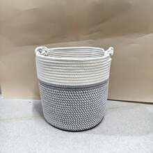 Giỏ đựng đồ lồng vào nhau bằng dây đan lớn, có tay cầm - Giỏ đựng đồ giặt, Giá treo thảm tập yoga, Giỏ đựng chăn, Dùng cho phòng giặt, phòng học, phòng ngủ, phòng khách, phòng chơi game - Nhiều màu - Xem 3