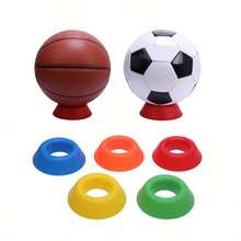 1pc Round Ball Holder, Football/Basketball Training Marker Disc, Obstacle Cone - Multicolor - View 1