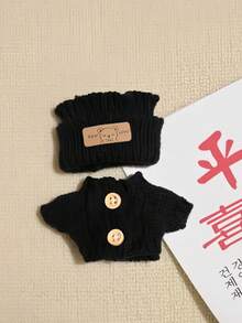 1 件套服装 - 派对连衣裙搭配心形毛衣和熊标志帽子，非常适合返校季、娃娃衣橱更新， - 彩色 - 查看 19